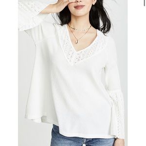 Free people Parisian Nights Long Sleeve Top